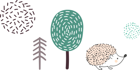 はりねずみと森